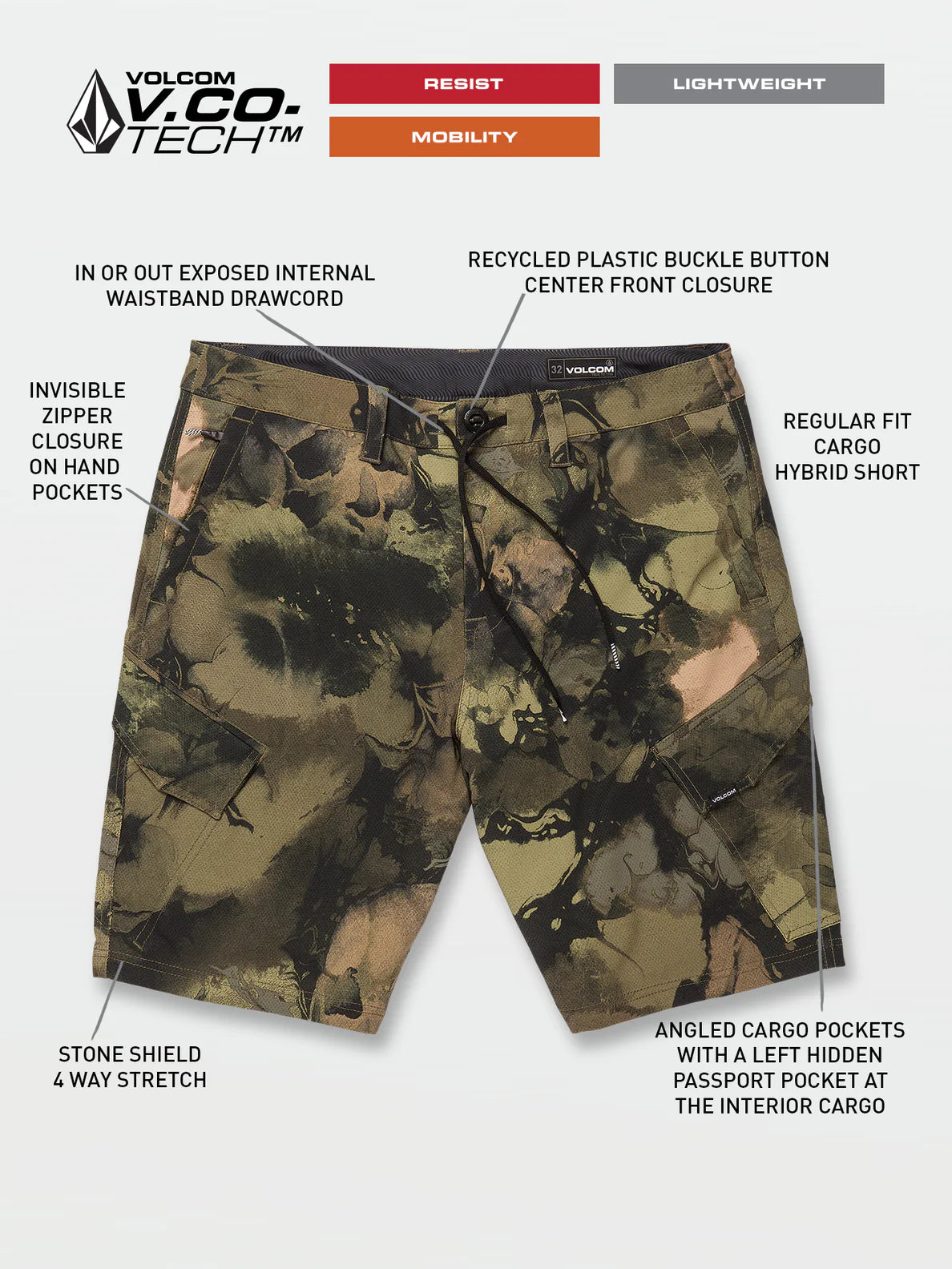 Volcom Country Days Hybrid Short