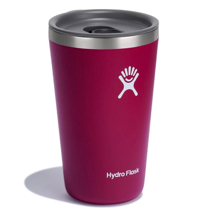 Hydro Flask Tumbler Cup - Stainless Steel & Vacuum Insulated - Press-In Lid  - 16 oz, Pacific