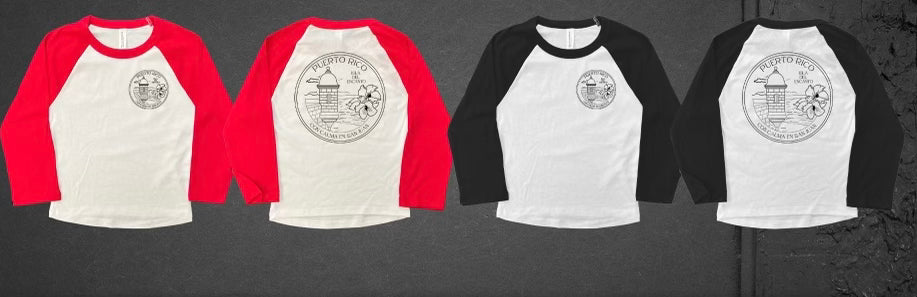 Isla del Encanto Baseball Tee's