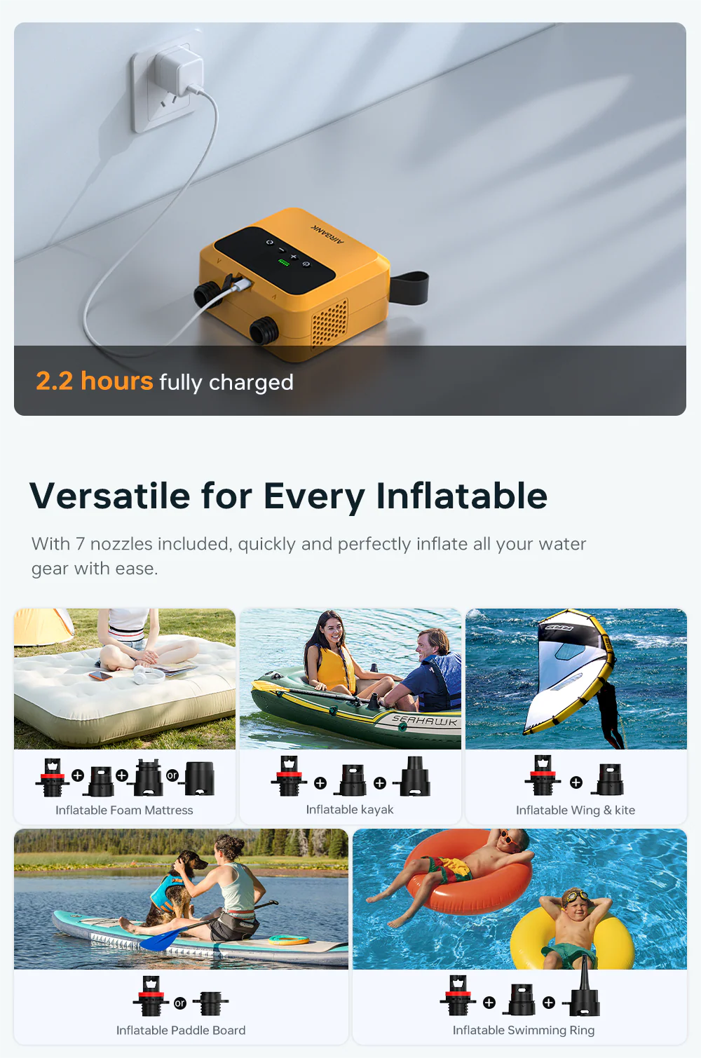 AIRBANK PULSE Pro Rechargeable Pump
