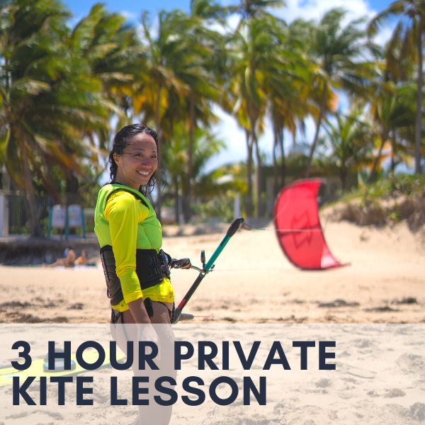 3-Hour Private Kiteboarding Lesson
