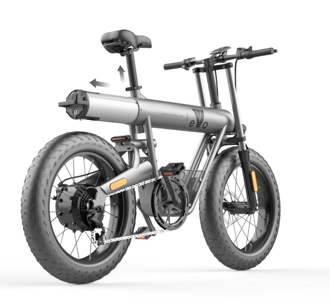 Evo electric folding 2024 bike